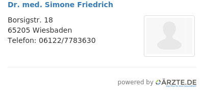 Dr med simone friedrich 658879