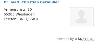 Dr med christian bermueller 657867
