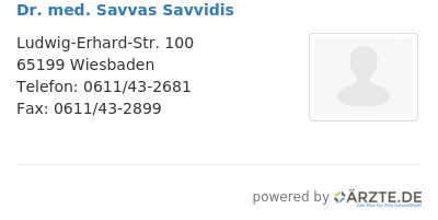 Dr med savvas savvidis