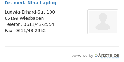Dr med nina laping