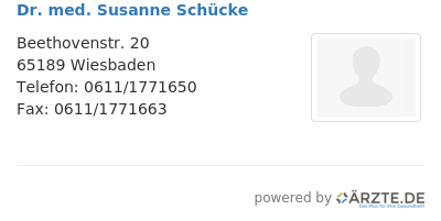 Dr med susanne schuecke