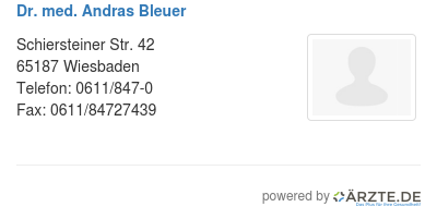 Dr med andras bleuer
