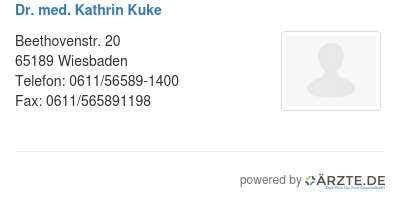 Dr med kathrin kuke