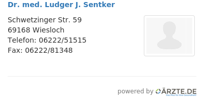 Dr med ludger j sentker