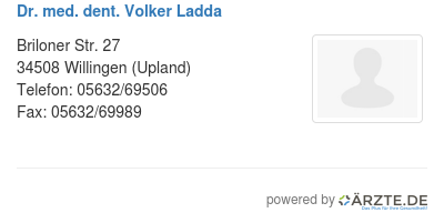 Dr med dent volker ladda