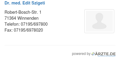 Dr med edit szigeti