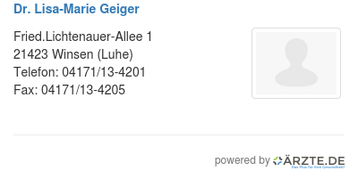 Dr lisa marie geiger
