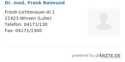 Dr med frank raimund