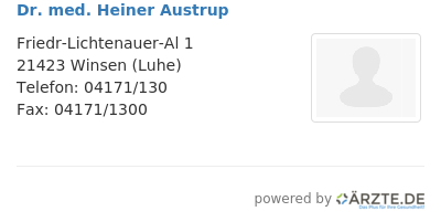 Dr med heiner austrup
