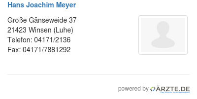 Hans joachim meyer