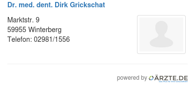 Dr med dent dirk grickschat