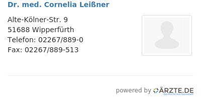 Dr med cornelia leissner