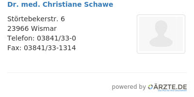 Dr med christiane schawe