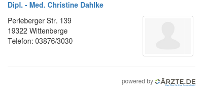 Dipl med christine dahlke