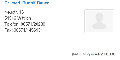 Dr med rudolf bauer 505830