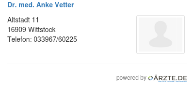 Dr med anke vetter 307689