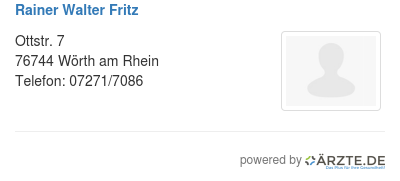 Rainer walter fritz