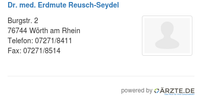 Dr med erdmute reusch seydel