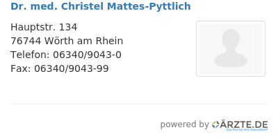 Dr med christel mattes pyttlich