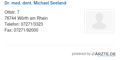 Dr med dent michael seeland