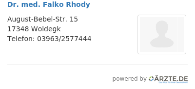 Dr med falko rhody