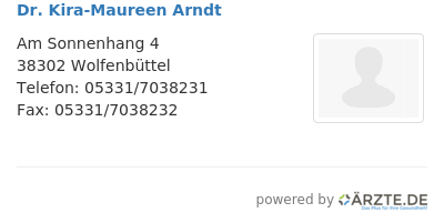 Dr kira maureen arndt 651423