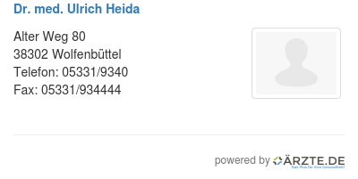 Dr med ulrich heida