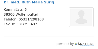 Dr med ruth maria suerig