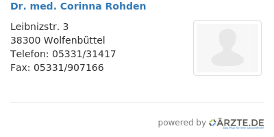Dr med corinna rohden