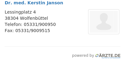 Dr med kerstin janson