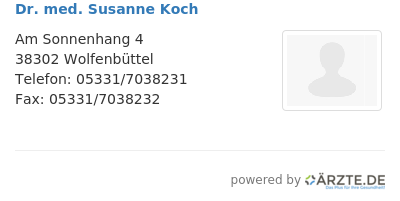 Dr med susanne koch 541581