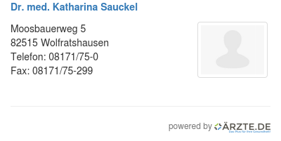 Dr med katharina sauckel 423317