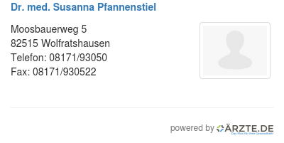 Dr med susanna pfannenstiel