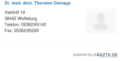 Dr med dent thorsten gienapp