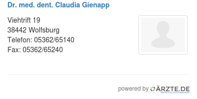 Dr med dent claudia gienapp