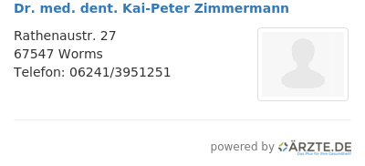 Dr med dent kai peter zimmermann 674699