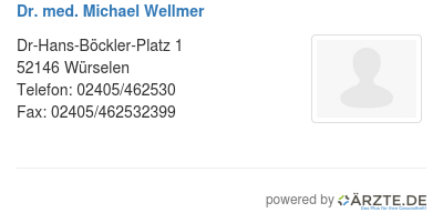 Dr med michael wellmer 566110