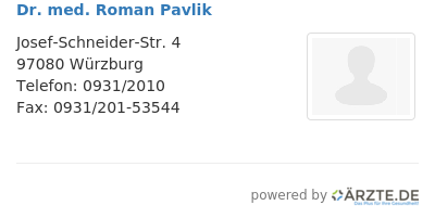 Dr med roman pavlik