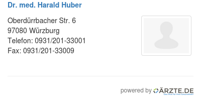 Dr med harald huber 260596
