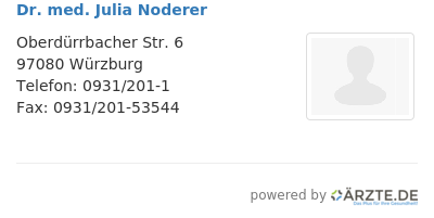 Dr med julia noderer
