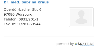 Dr med sabrina kraus