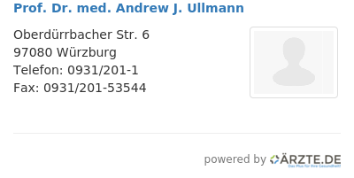 Prof dr med andrew j ullmann