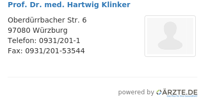 Prof dr med hartwig klinker