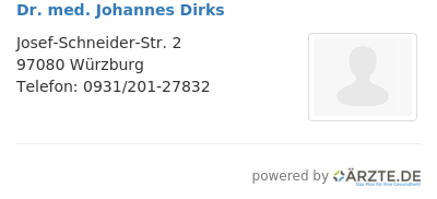 Dr med johannes dirks
