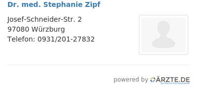Dr med stephanie zipf