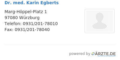 Dr med karin egberts