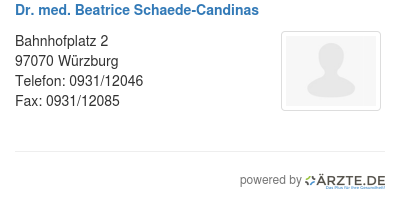 Dr med beatrice schaede candinas