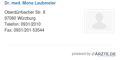 Dr med mona laubmeier