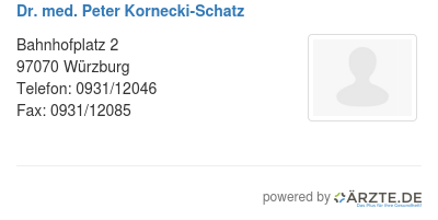 Dr med peter kornecki schatz