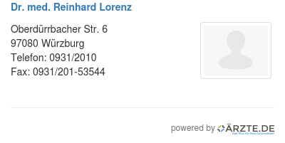 Dr med reinhard lorenz 257353